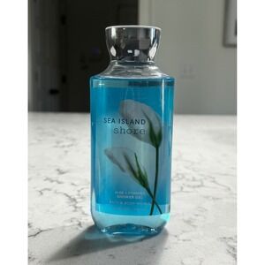 New Sealed Bath & Body Works SEA ISLAND SHORE Shower Gel 10oz Rare Retired Scent